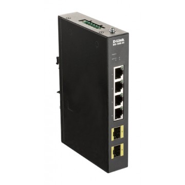 D-Link DIS-100G-6S switch di rete Gestito Gigabit Ethernet (10/100/1000) Nero