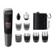 Philips MULTIGROOM Series 5000 9 accessori Tecnologia DualCut 9 in 1, Barba e capelli