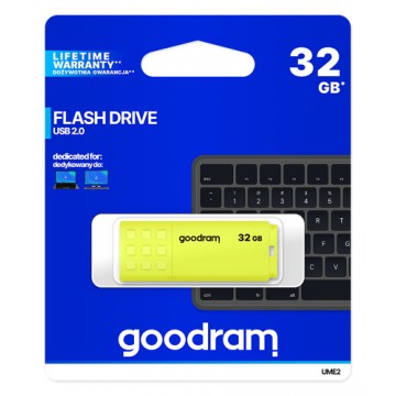 Goodram UME2 unità flash USB 32 GB USB tipo A 2.0 Giallo