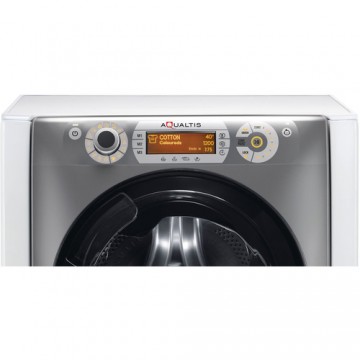 Hotpoint AQSD723 EU/A N lavatrice Libera installazione Caricamento frontale 7 kg 1200 Giri/min A+++ Argento, Bianco