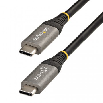 StarTech.com Cavo USB tipo C da 1m - Cavo da USB-C a USB- C certificato USB-IF 5Gbps - Cavo USB 3.1/3.2 Gen 2 Type-C - 100W (5A)
