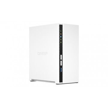 QNAP TS-233 sistema barebone per server Mini Tower Bianco