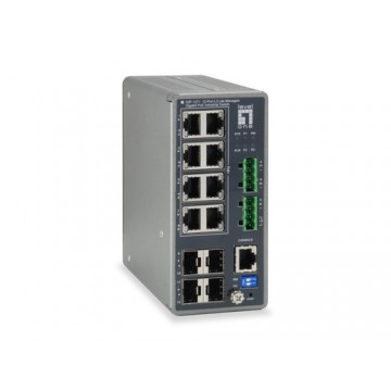 LevelOne IGP-1271 Gestito L3 Gigabit Ethernet (10/100/1000) Supporto Power over Ethernet (PoE) Grigio