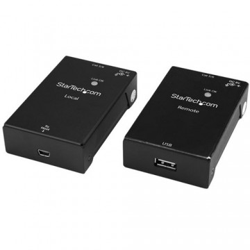 StarTech.com Extender USB 2.0 su cavo Cat5e/Cat6 (RJ45) - Fino a 50m - Kit adattatore per estensore porta USB ad alta velocità 