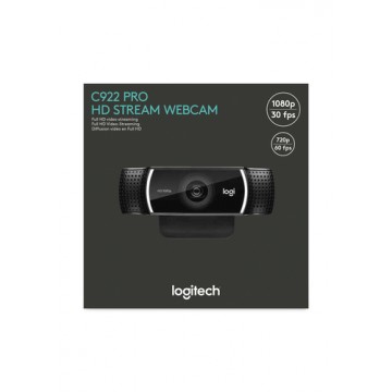 Logitech C922 1920 x 1080Pixel USB Nero webcam