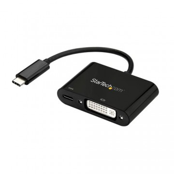 StarTech.com Adattatore USB-C a DVI con Power Delievery - 1920x1200 - Nero