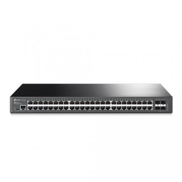 TP-LINK TL-SG3452 switch di rete Gestito L2 Gigabit Ethernet (10/100/1000) Nero