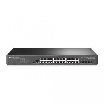 TP-LINK TL-SG3428X switch di rete Gestito L2+ Gigabit Ethernet (10/100/1000) Nero