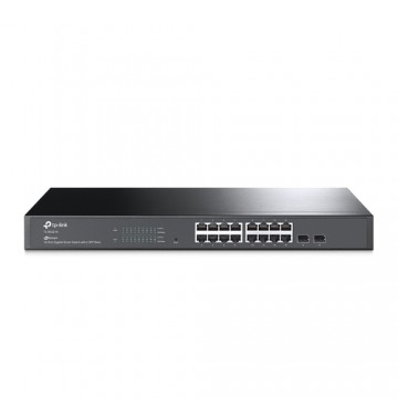 TP-LINK TL-SG2218 switch di rete Gestito L2/L2+ Gigabit Ethernet (10/100/1000) Nero