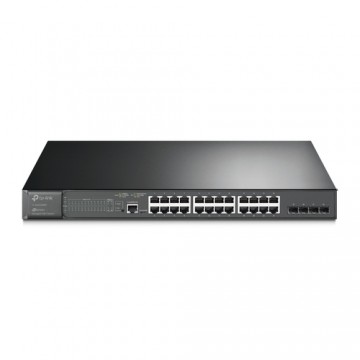 TP-LINK TL-SG3428MP switch di rete Gestito L2/L2+ Gigabit Ethernet (10/100/1000) Supporto Power over Ethernet (PoE) Nero