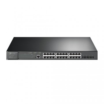 TP-LINK TL-SG3428XMP switch di rete Gestito L2+ Gigabit Ethernet (10/100/1000) Supporto Power over Ethernet (PoE) Nero