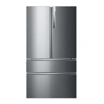 Haier FD 100 Serie 7 HB26FSSAAA frigorifero side-by-side Libera installazione 750 L E Argento, Titanio
