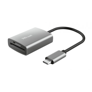 Trust 24136 lettore di schede USB 3.2 Gen 1 (3.1 Gen 1) Type-C Alluminio