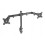 Trust GXT 1120 Mara Dual Monitor Arm 81,3 cm (32") Morsa Nero