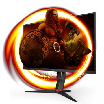 AOC Q27G2S/EU Monitor PC 68,6 cm (27") 2560 x 1440 Pixel 2K Ultra HD LED Nero, Rosso