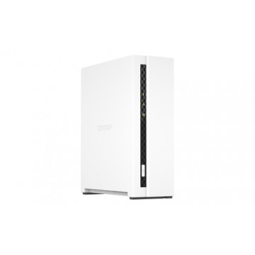 QNAP TS-133 server NAS e di archiviazione Server di archiviazione Tower Collegamento ethernet LAN Bianco