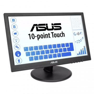 ASUS VT168HR 39,6 cm (15.6") 1366 x 768 Pixel Multi-touch Nero