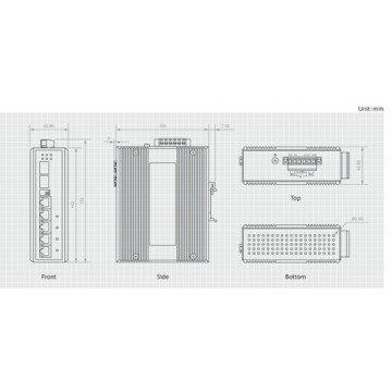 LevelOne IES-0620 switch di rete Gigabit Ethernet (10/100/1000) Supporto Power over Ethernet (PoE) Nero