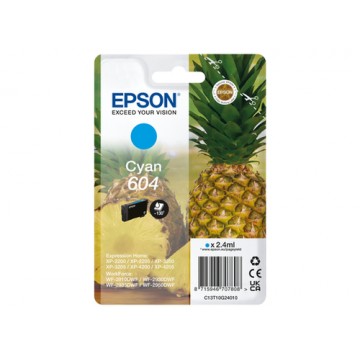 Epson 604 cartuccia d'inchiostro 1 pz Originale Resa standard Ciano