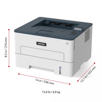 Xerox B230 A4 34 ppm Stampante fronte/retro wireless PCL5e/6 2 vassoi Totale 251 fogli