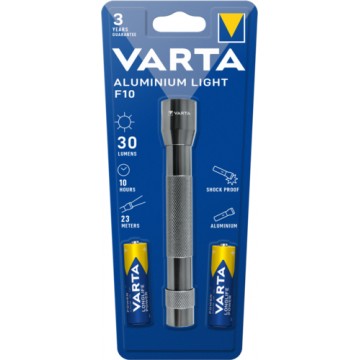 Varta 16606 101 421 torcia Alluminio Torcia a mano LED