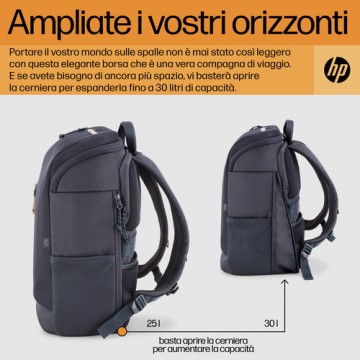 HP Travel 25 Liter 15.6 Iron Grey Laptop Backpack