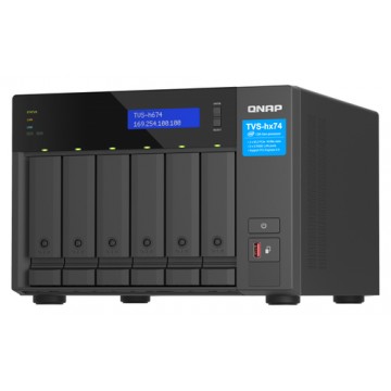 QNAP TVS-H674 NAS Tower Collegamento ethernet LAN Nero i5-12400