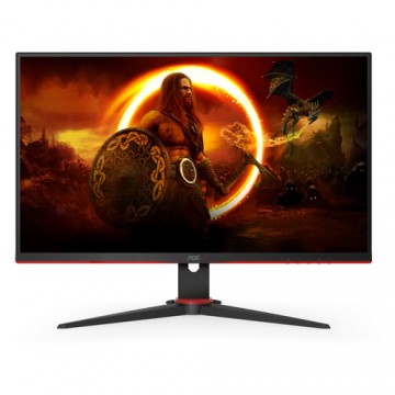 AOC Q27G2E/BK Monitor PC 68,6 cm (27") 2560 x 1440 Pixel Quad HD Nero, Rosso