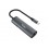Equip 133486 hub di interfaccia USB tipo-C 1000 Mbit/s Nero, Grigio