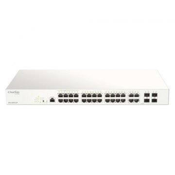 D-Link DBS-2000-28P/E switch di rete Gestito L2 Gigabit Ethernet (10/100/1000) Supporto Power over Ethernet (PoE) Grigio
