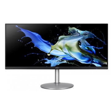 Acer CB342CU Monitor PC 86,4 cm (34") 3440 x 1440 Pixel UltraWide Quad HD LCD Nero, Argento