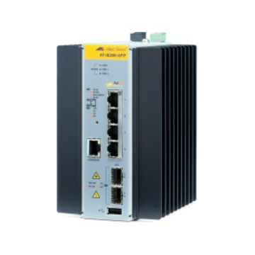 Allied Telesis AT-IE200-6FP-80 Gestito L2 Fast Ethernet (10/100) Nero, Grigio Supporto Power over Ethernet (PoE)
