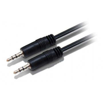 Equip 3.5mm/3.5mm 2.5m 2.5m 3.5mm 3.5mm Nero cavo audio