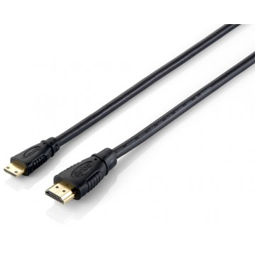 Equip HDMI/Mini-HDMI 1.0m 1m HDMI Type A (Standard) HDMI Type C (Mini) Nero cavo HDMI