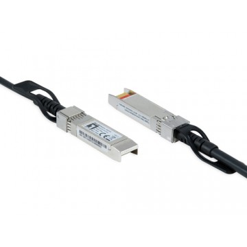 LevelOne DAC-0102 cavo a fibre ottiche 2 m SFP+ Nero
