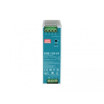 LevelOne POW-2441 alimentatore per computer 120 W Colore menta, Argento