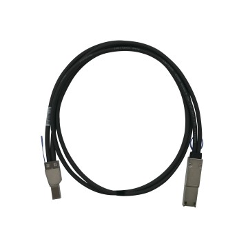 QNAP CAB-SAS05M-8644-8088 cavo Serial Attached SCSI (SAS) 1 m Nero, Metallico