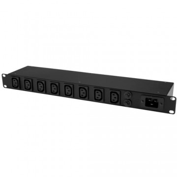 StarTech.com Unità Distribuzione Alimentazione PDU 1U a 8 porte montabile a Rack con prese C13 - 16A - Cavo di Alimentazione (C
