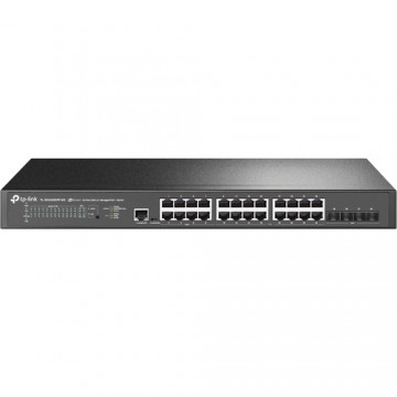 TP-Link TL-SG3428XPP-M2 switch di rete Gestito L2+ 2.5G Ethernet (100/1000/2500) Supporto Power over Ethernet (PoE) 1U Nero