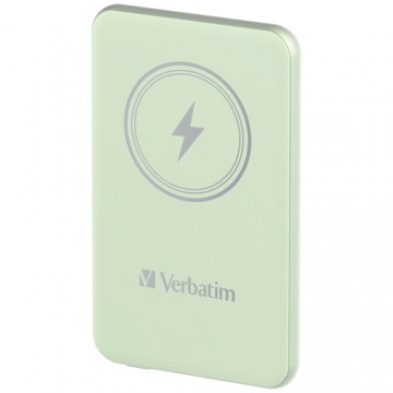 Verbatim Charge 'n' Go Polimeri di litio (LiPo) 5000 mAh Carica wireless Verde
