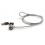Conceptronic CNBSLOCK15 cavo di sicurezza Argento 1,5 m