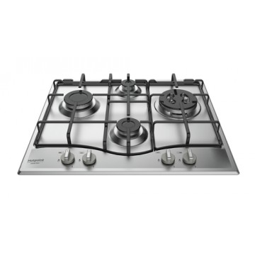 Hotpoint PCN 642 T/IX/HAR piano cottura Acciaio inossidabile Da incasso 60 cm Gas 4 Fornello(i)