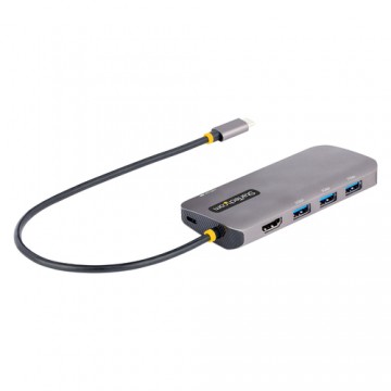 StarTech.com Adattatore USB C Multiporta, Video HDMI 4K 60Hz, Hub USB 3.2 a 3 porte USB-A 5Gbps , 100W Power Delivery Pass-Throu