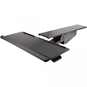 StarTech.com Porta tastiera estraibile per scrivania - Ripiano scorrevole sotto scrivania per tastiera PC - Mensola ergonomica c