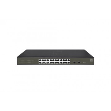 LevelOne GES-2126 switch di rete Gestito L2 Gigabit Ethernet (10/100/1000) Nero