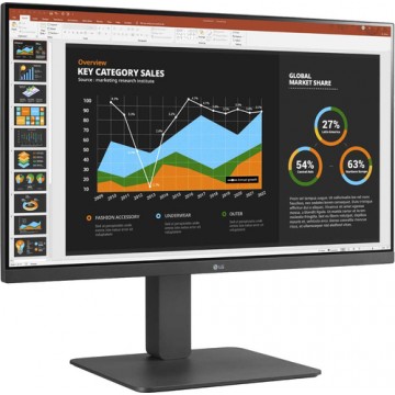 LG MONITOR 24BR650B-C.AEU 60,5 cm (23.8") 1920 x 1080 Pixel Full HD LED Grigio