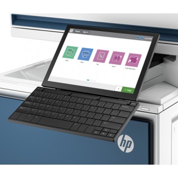 HP Stampante multifunzione Color LaserJet Enterprise Flow 5800zf, Stampa, copia, scansione, fax, Alimentatore automatico di docu