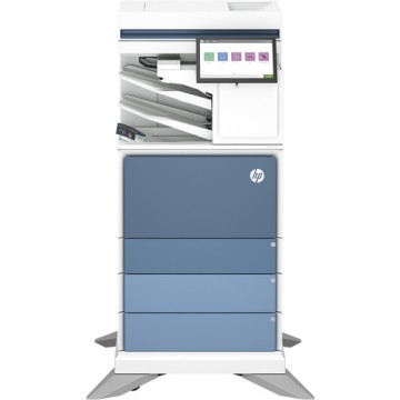 HP Stampante multifunzione Enterprise Color LaserJet Flow 6800zfsw, Stampa, copia, scansione, fax, Flow touchscreen Cucitura Car