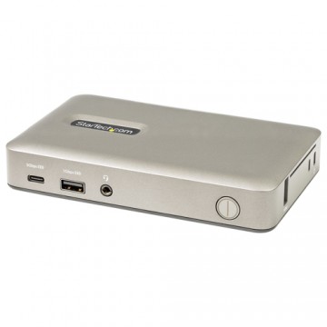 StarTech.com Docking Station USB-C - USB tipo C a DisplayPort 4K 30Hz o VGA - Ricarica USB Power Delivery da 65 W - Hub USB 3.1 
