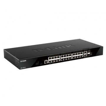 D-Link DGS-1520-28/E switch di rete Gestito L3 10G Ethernet (100/1000/10000) 1U Nero